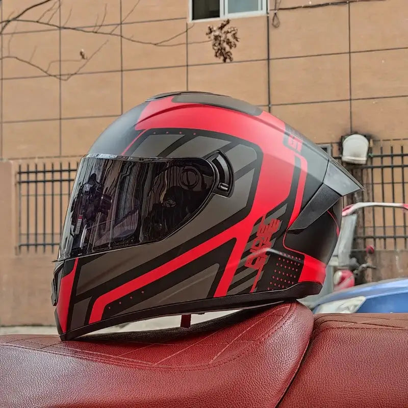 Full Face Double Visor Racing Helmet — product view 12
