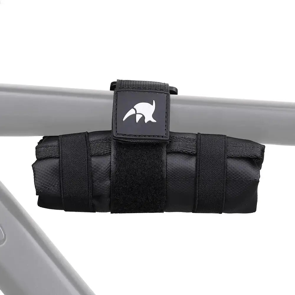 Rhinowalk Bicycle Tool Bag Front Top Tube Frame Bag Saddle Bag Burrito Pack Pouch Cycling Black MTB Road Bike Rear Accessories