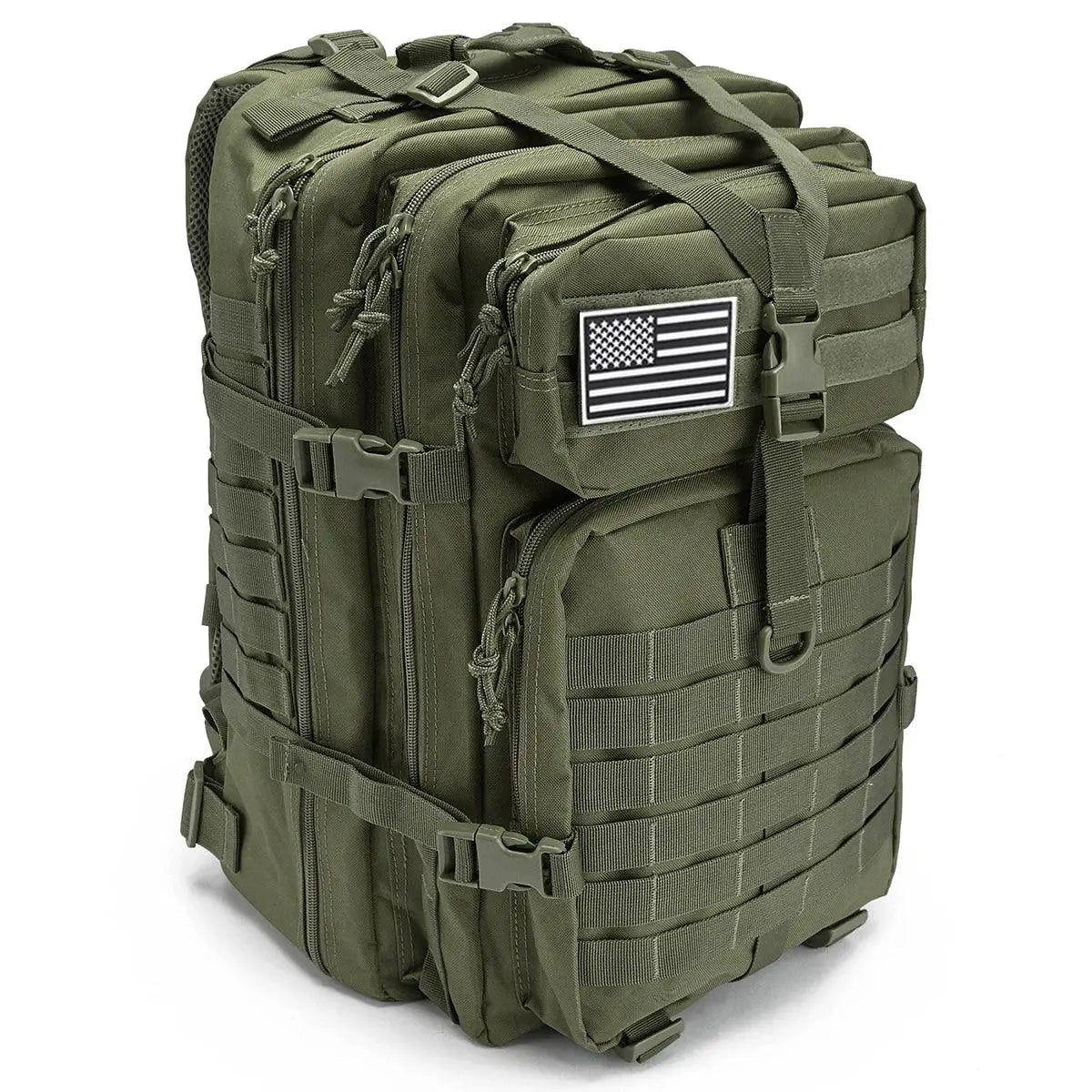 QTQY 30 50L Tactical Backpack for Men Hiking Survival Bag