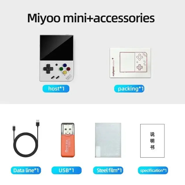 Miyoo Mini Plus Retro Game Console 3.5 Inch HD Screen