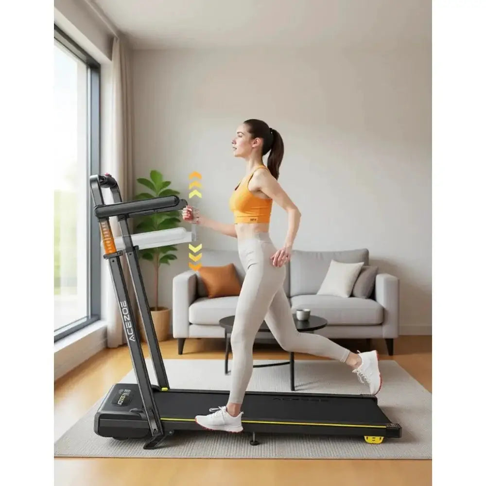 3 in 1 Under Desk Treadmill with Incline, Foldable Walking Pad, Adjustable Height, 300lbs Capacity for Home and Office