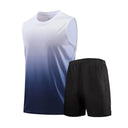 Fitness Clothes Men's Ice Silk Quick-Dry Vest Set T-Shirt