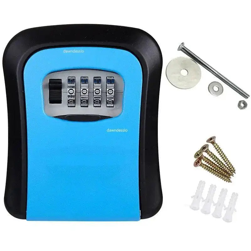 Key Storage Box Secure Wall Organizer With Lock System