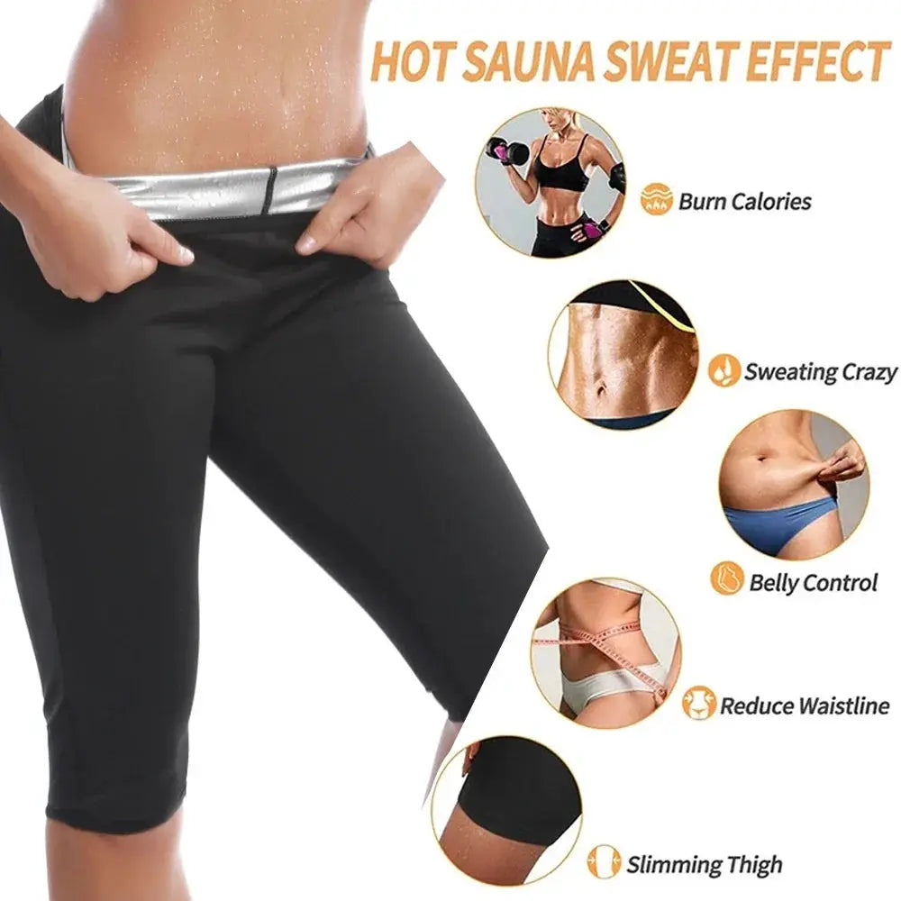Sauna Sweat Shapewear Shorts Leggings Pants For Women