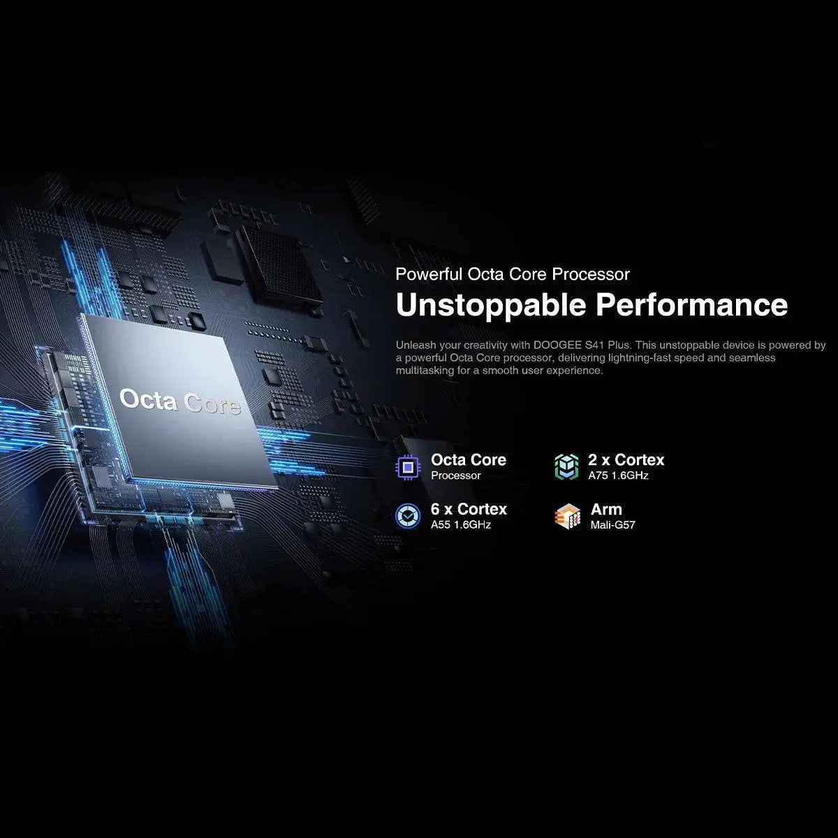Doogee S41 Plus Rugged Smartphone Five Inch 6300mAh Battery