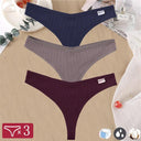Seductive Cotton Thong Set Stylish G-String Panties for Women