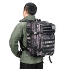 Rugged 45L Tactical Backpack for Hiking