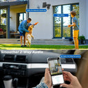 Dual Lens Solar Security Camera for Home