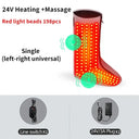 Full-Wrap Heated Leg Foot Support Winter Warmer Red Light Foot Massage Muscle Relaxation Anti-fatigue Relief Pain