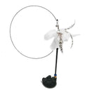 Interactive Cat Stick Toy Premium Quality Feather Bird Bell