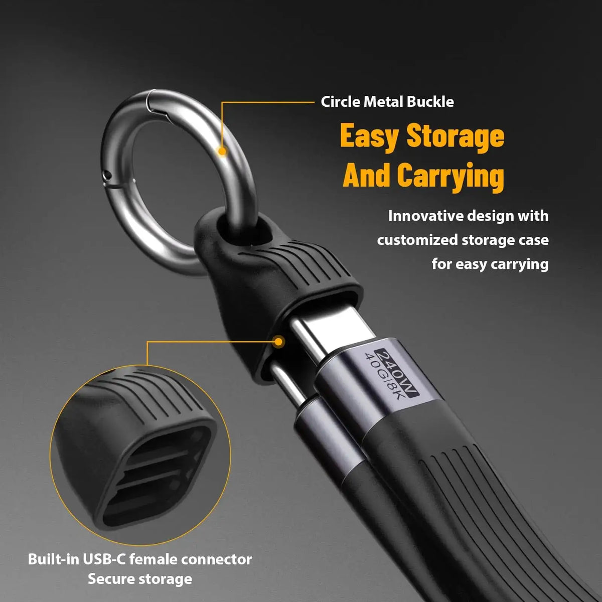 Moshou Usb C Keychain - Rapid Power — product view 6