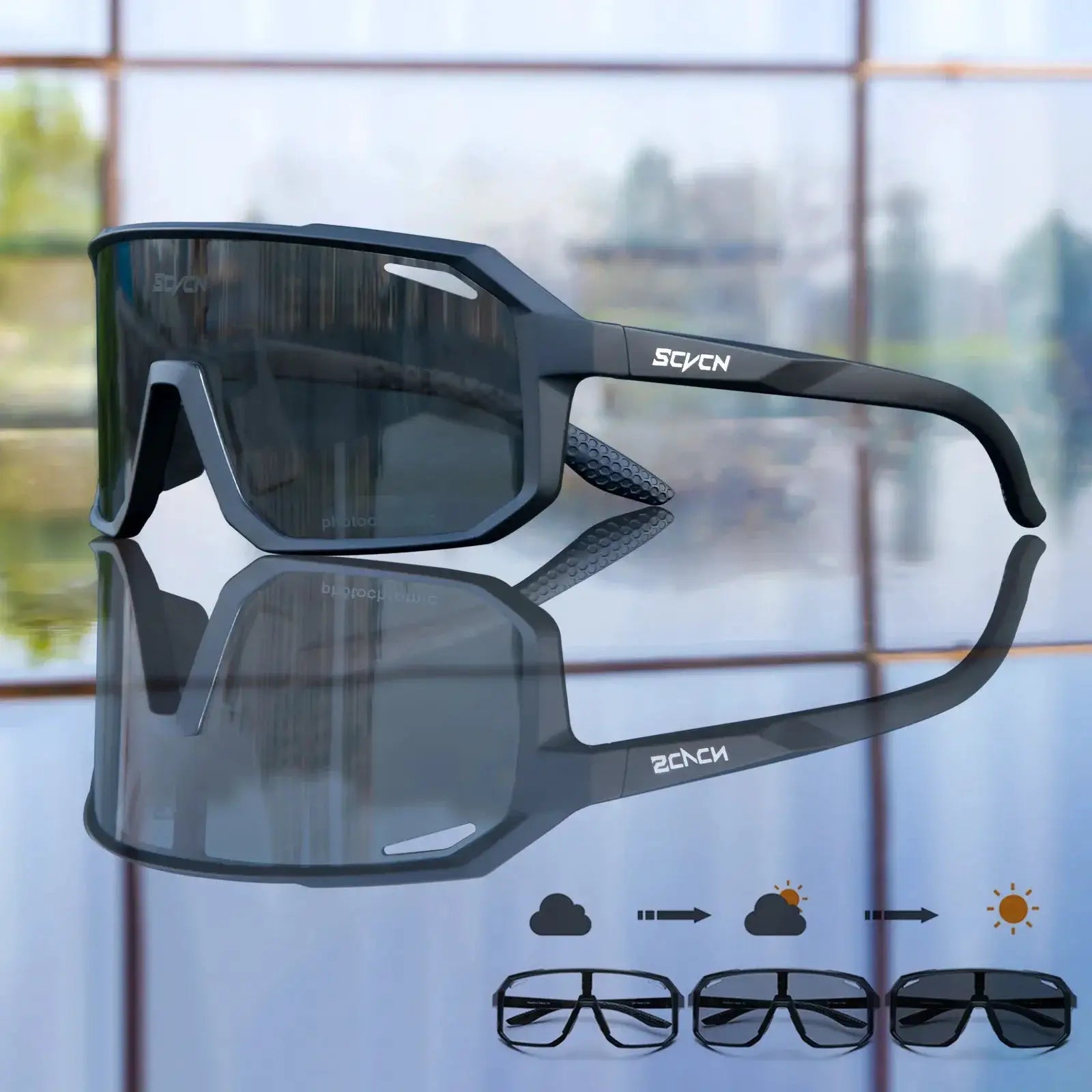 SCVCN Hot MTB Cycling Glasses UV400 Goggles For Men Women