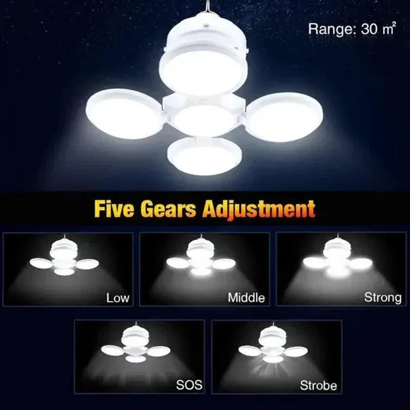 Solar Portable LED Search Torch Illuminate Outdoors Anywhere
