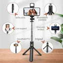 Bluetooth Selfie Stick - Wireless Remote Control
