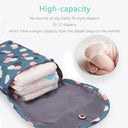 Baby Diaper Bag Organizer Reusable Waterproof Wet Dry Pack