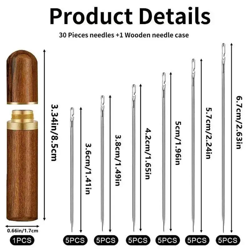 Side Hole Blind Sewing Needles Set for Crafting Essentials