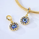 Charm Bead Pendent Silver Gold