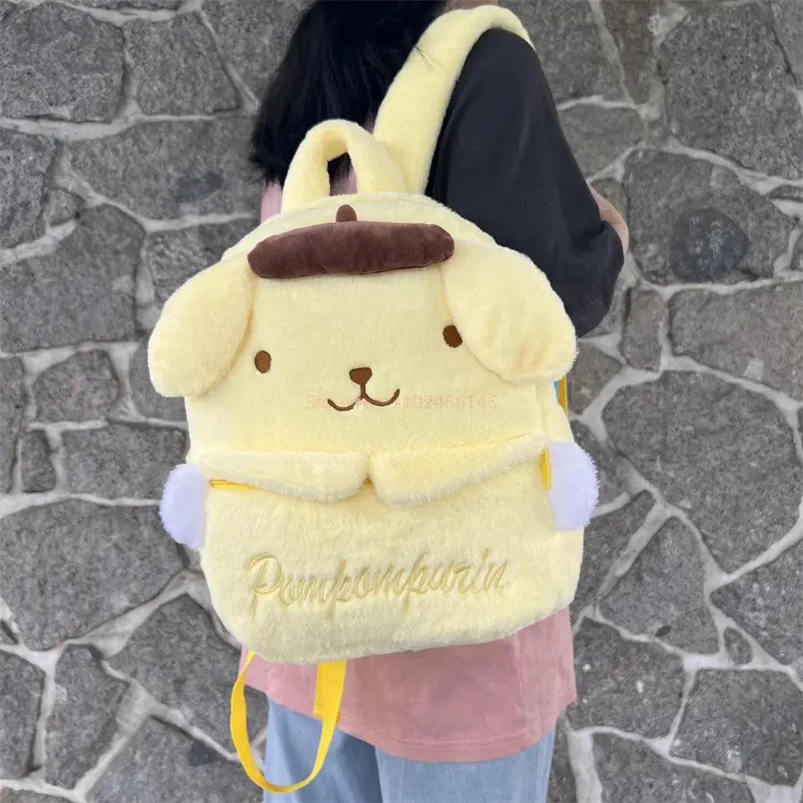 Sanrio Plush Backpack For Kids Cinnamoroll Kuromi My Melody