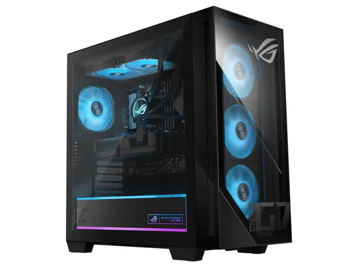 Asus Gaming Desktop Pc Gm700Tz-Ns776 Amd Ryzen 7 9800X3D 32Gb Ddr5 1Tb Nvme Ssd Amd Radeon Rx 9070 Xt Windows 11 Home