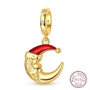 Sterling Silver Christmas Charm Santa