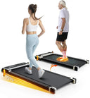 Double Side Massage Walking Pad Treadmill With Adjustable Incline