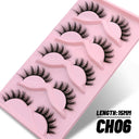 3D Fluffy Wispy False Eyelashes for a Natural Look