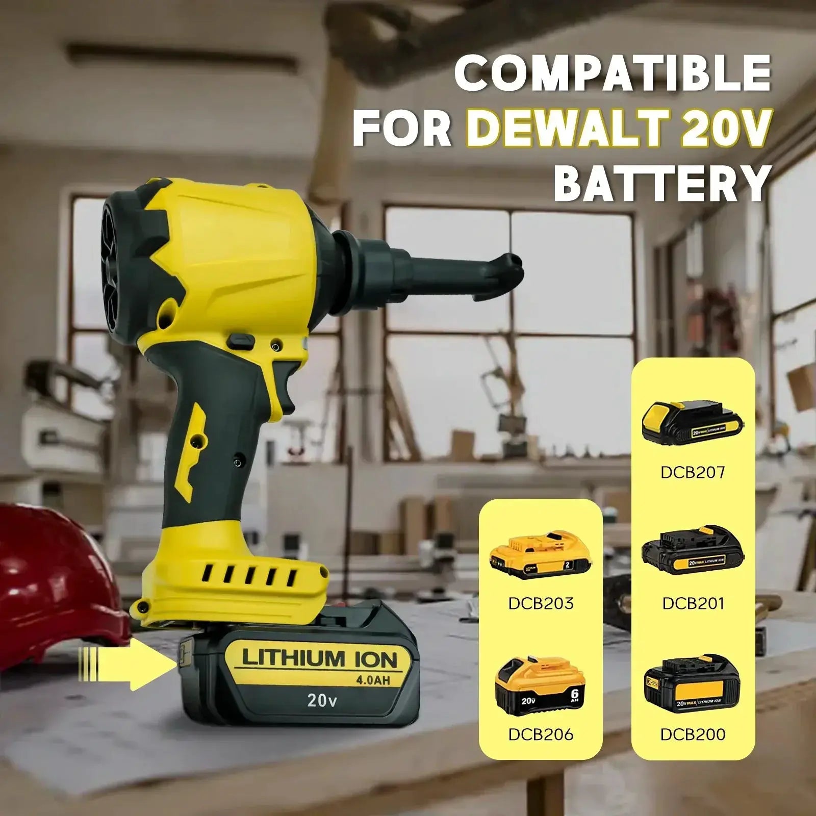 High Power Cordless Air Duster 20V Brushless Blower - OurLum.com