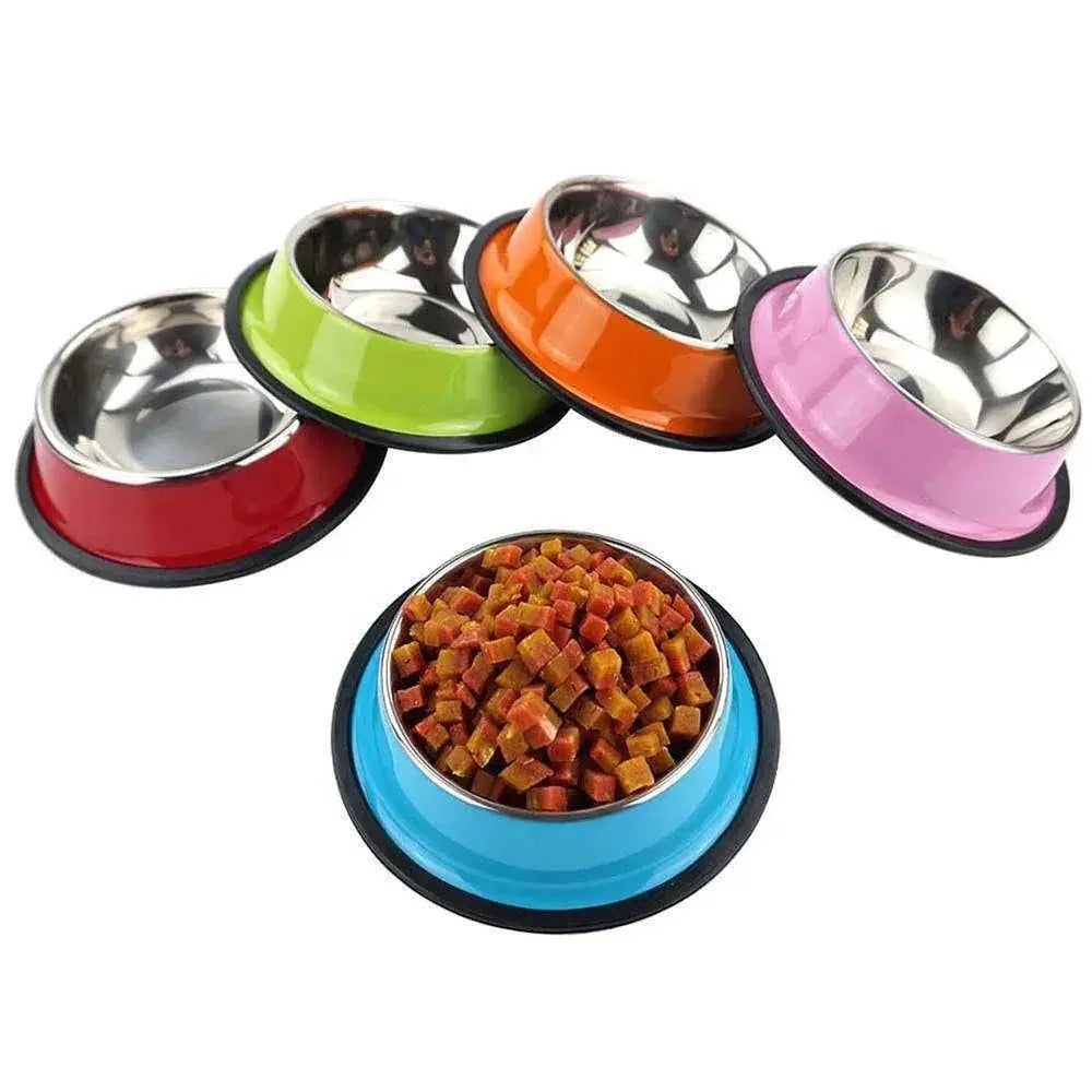 200 to 1600ml Stainless Steel Dog Bowl Non Slip Pet Feeder