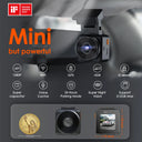Vantrue Dashcam WiFi Mini Dash Cam with GPS and Speed