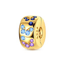 Charm Beads Sterling Silver Golden