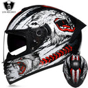 Full Face Double Visor Racing Helmet
