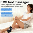 Electric Ankle Massager EMS Foot and Ankle Massager 36 Modes Vibration Ankle Heating Pad for Pain Relief