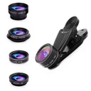 3in1 Fisheye Wide Angle Micro Camera Lens for IPhone Xiaomi