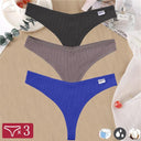 Seductive Cotton Thong Set Stylish G-String Panties for Women