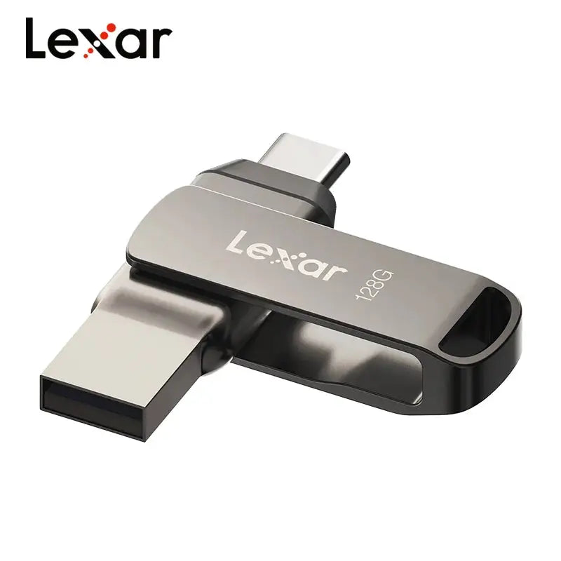 Lexar Dual Type-A Type-C Metal Pendrive USB 3.2 Flash Drive for iPhone 15 16 Computer Tablet 32GB 64GB 128GB 256GB Storage Disk