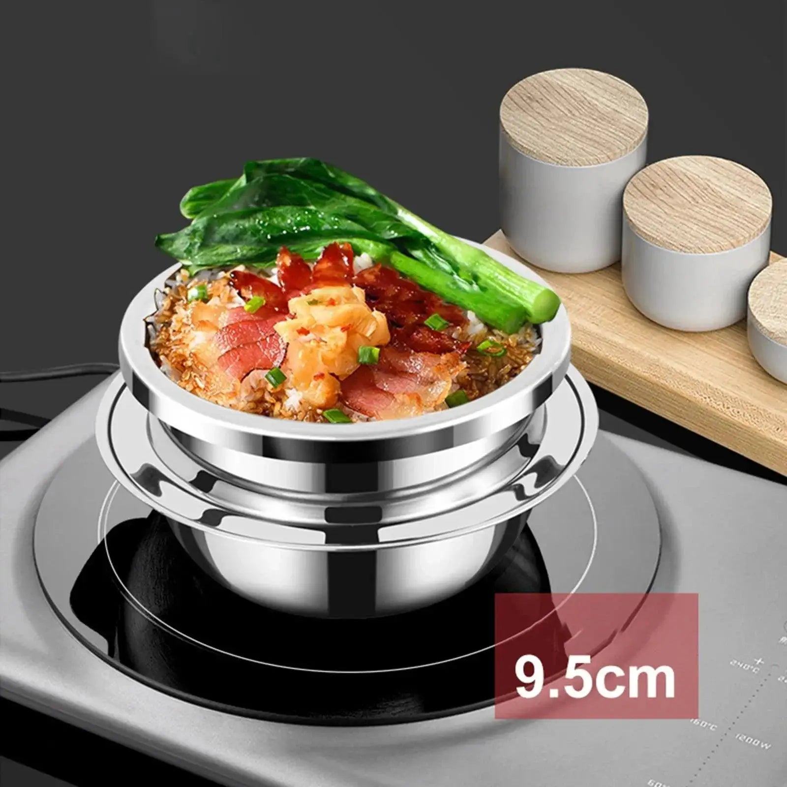 Portable Mini Pressure Cooker 304 Stainless Steel Pot