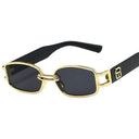 Trendy Retro Rectangle Sunglasses for Men and Women Fashion