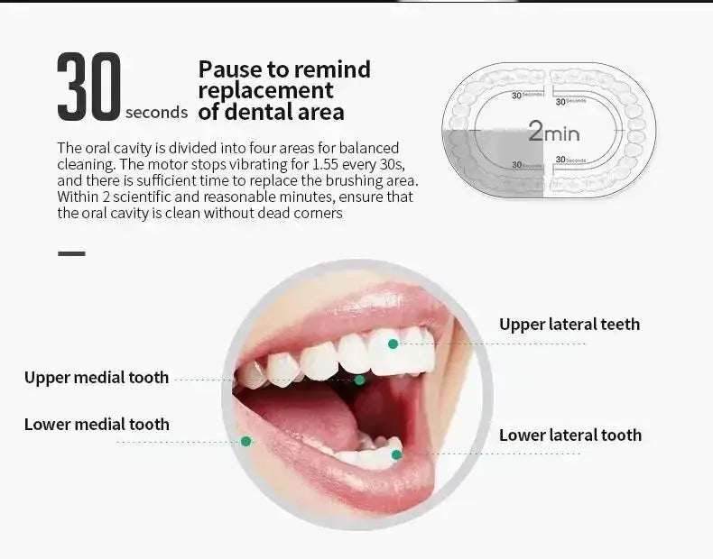 Deep Clean Six Speed Toothbrush for Home — product view 10