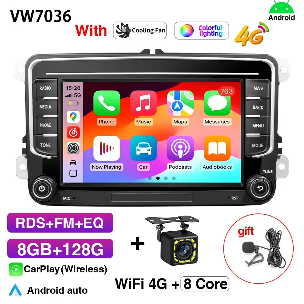 Grandnavi Car Radio - Double Din Gps - 2G 64G 12LED product image