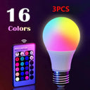 Smart RGB LED Bulb - Dimmable Remote Control