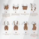 Fajas Colombians Girdles with Row Buckle and Zipper Waist Shaper