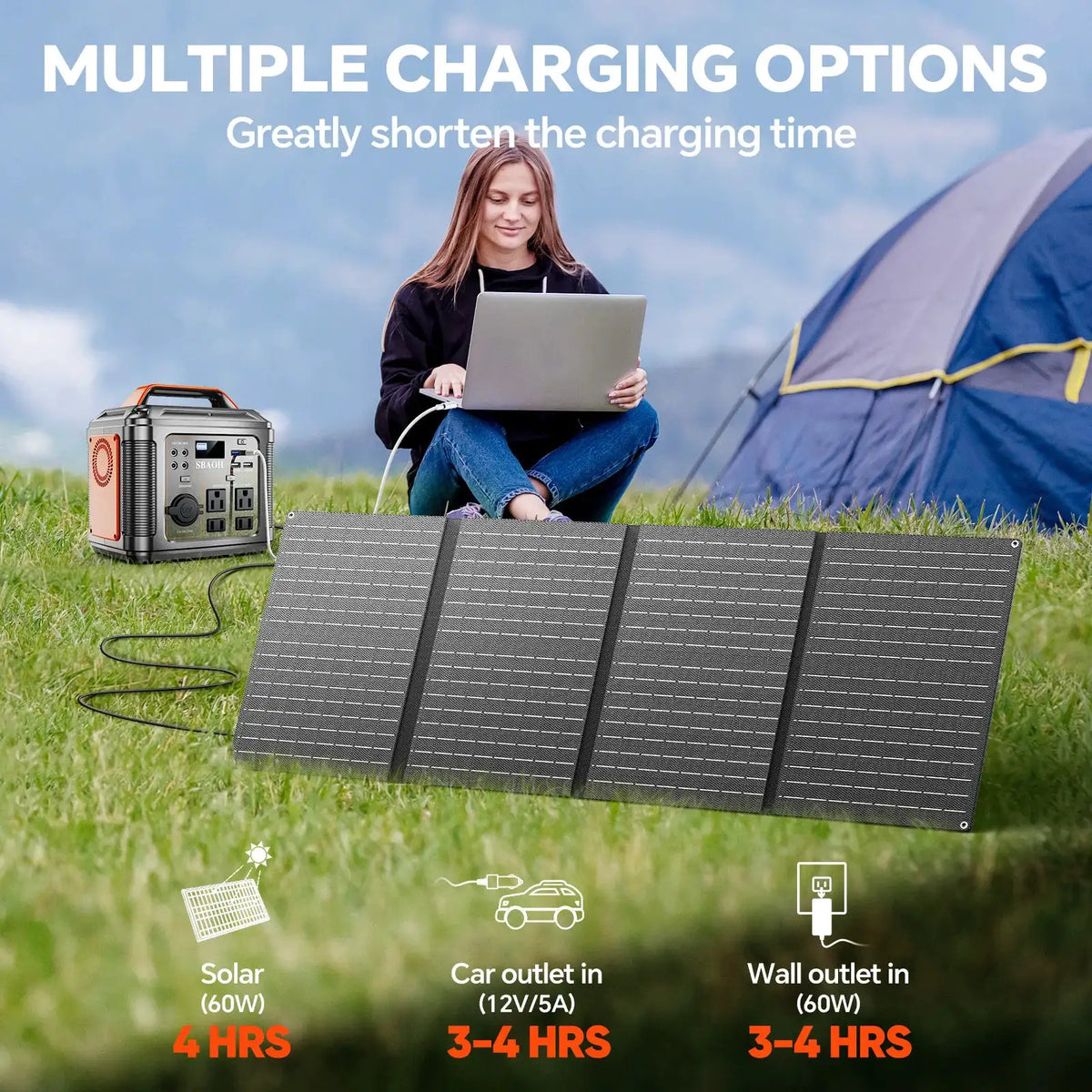 Portable Solar Power Station for Outdoor Use — product view 2