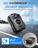 BOBLOV M5 Mini Body Camera Battery 4200mAh 15H IP67 Waterproof QHD