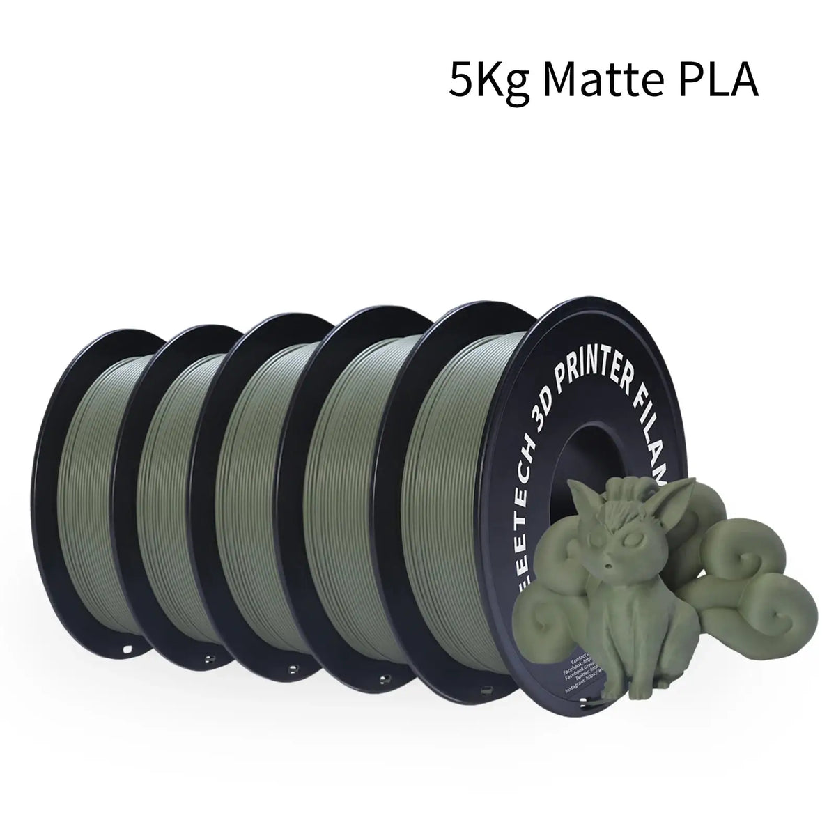 Matte PLA Filament Spool — product view 15