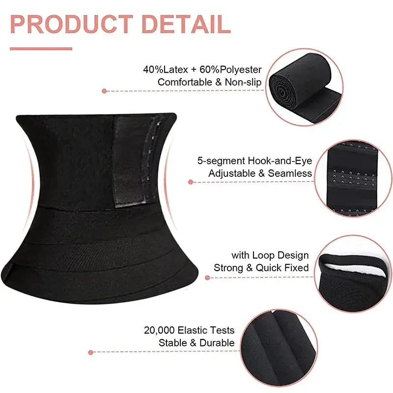 Adjustable Waist Trainer And Tummy Slimming Belt Support