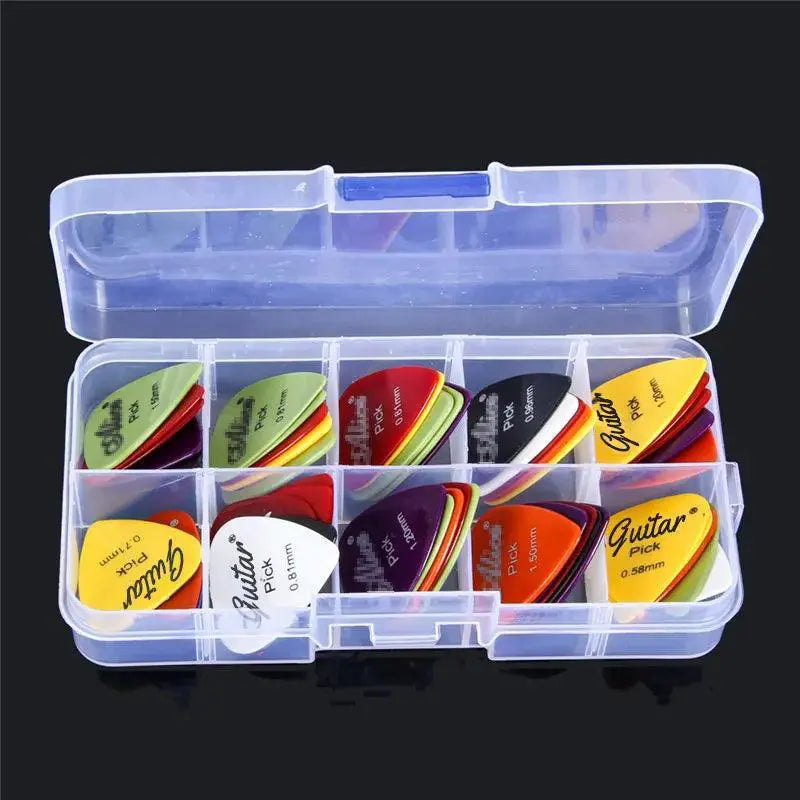 Electric Guitar Pick Set With Diverse Thickness Options