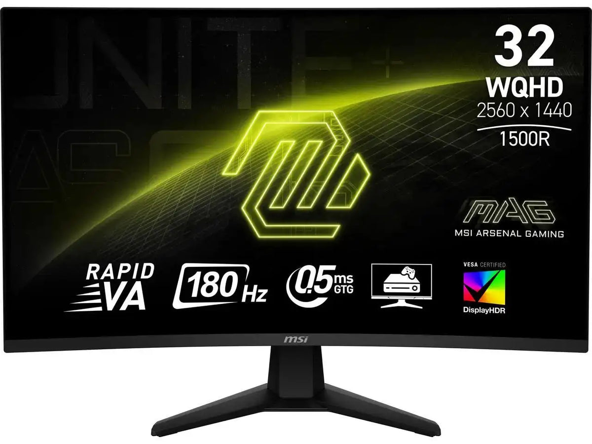 MSI " WQHD with AMD FreeSync % sRGB Curved Gaming Computer — product view 1