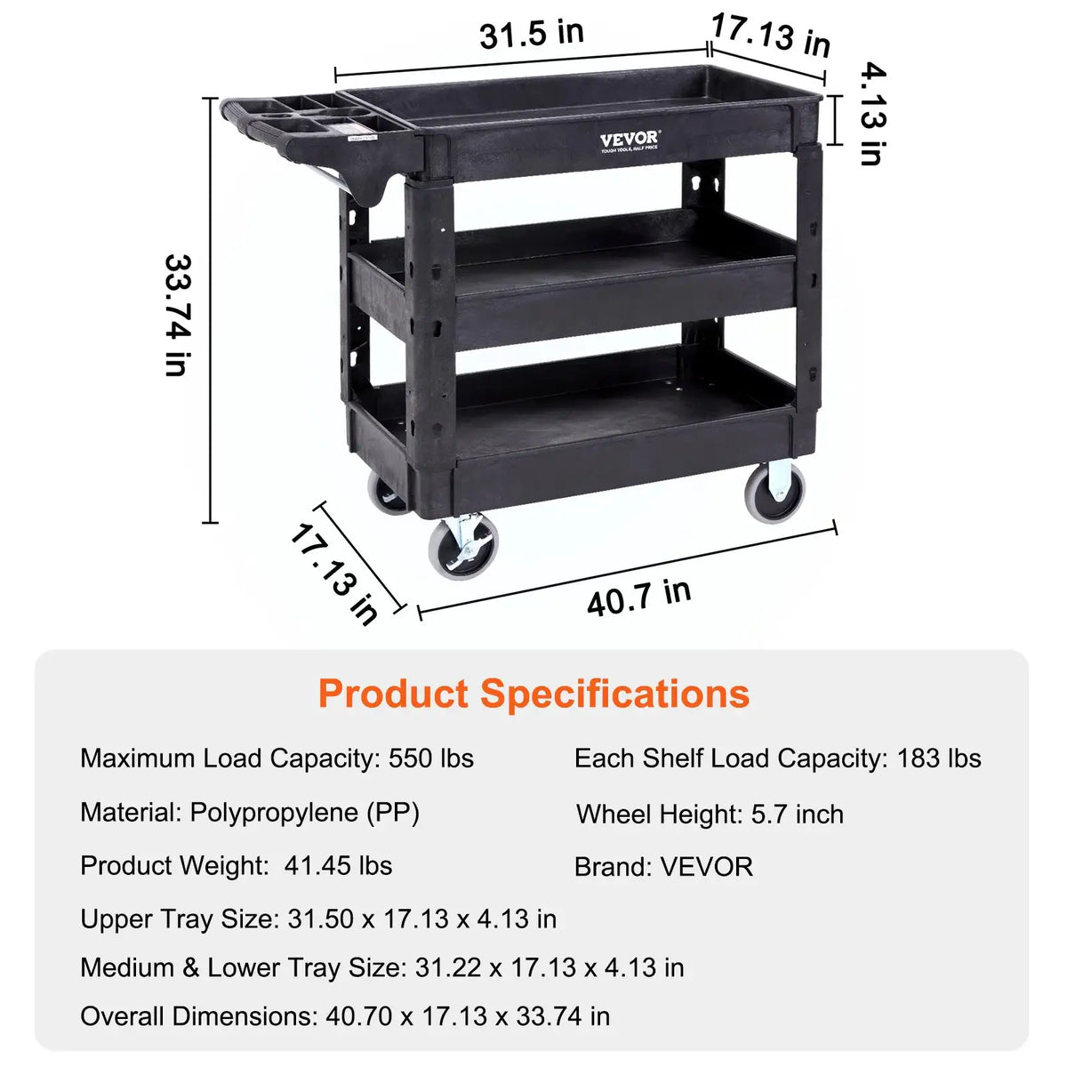 Heavy Duty Utility Cart — product view 7