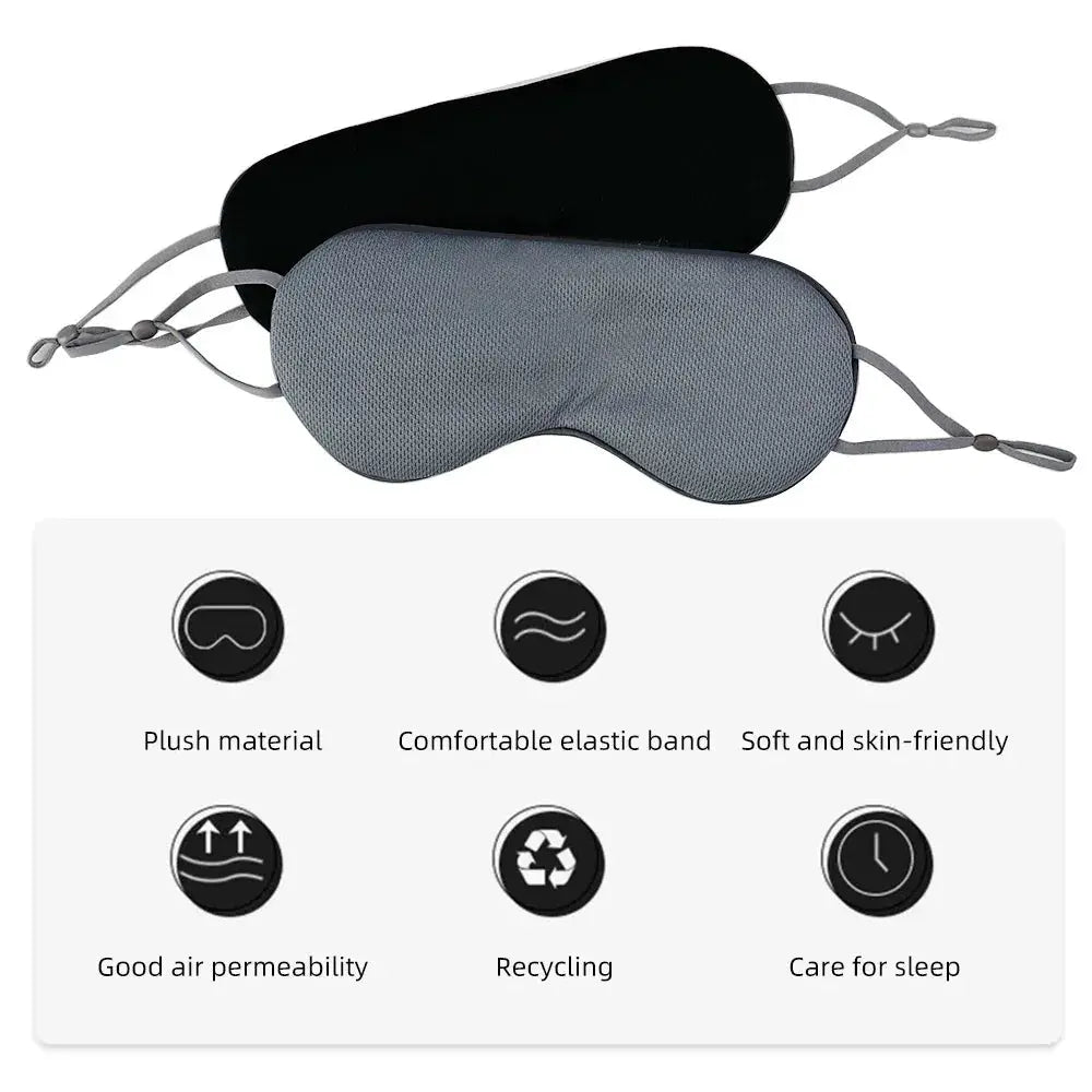 Sleeping Eye Mask Block Out Light Soft Travel Eyeshade