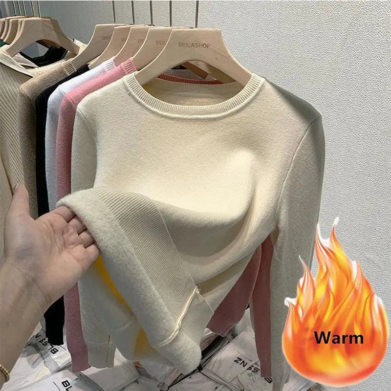 Plush Fleece Sweater For Women Stay Warm And Stylish